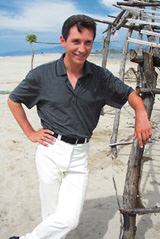 Helmut Lotti en la playa