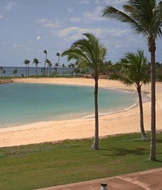 Una playa en Hawaii.